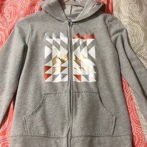 Full zip (kids) gray